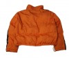 Stussy Orange Monogramed Puffer Jacket