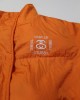 Stussy Orange Monogramed Puffer Jacket