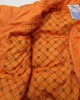 Stussy Orange Monogramed Puffer Jacket