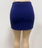 BLUE ADIDAS CREPE SKIRT