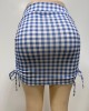 SEXY MINI SKIRT RUCHED SIDE