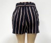 Womens Elegant Stiped Print Short
