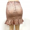 Stylish Mini Skirt Glitters Skirt