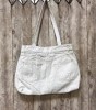Denim Rework White Bag