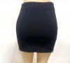 BLACK MINI SKIRT WITH EMBELISHED FRINGE HEM