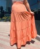 Maxi Orange Skirt