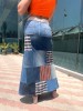 Patchwork Long Skirt