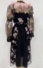 Fushi Feather Long Dress