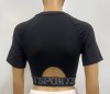 BLACK SPORTS CROP TOP