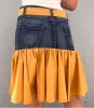 YELLO SPLICE SKIRT