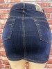 FASHION SKIRT DENIM WITH DECORATIVE BIDS