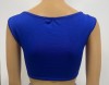 BLUE GRACIAS TWIST CROP TOP