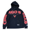 Chicago Bulls Black and Red Hoodie