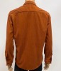 Size S Women Corduroy Brown Button Up Jacket Long  Sleeve Over Sized