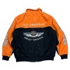 Vintage 00s Y2K Harley-Davidson Racing Bomber Jacket Black