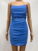 Y2K SEXY TUBE LIGHT BLUE DRESS