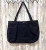 Denim Rework Black Bag