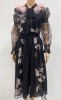 Fushi Feather Long Dress