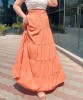 Maxi Orange Skirt