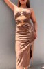 Womens Fashion Cross Embelished Sexy Cutout Bandage Dress