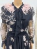 Fushi Feather Long Dress
