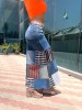 Patchwork Long Skirt