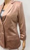 Elegant Satin Women's Blazer