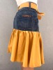 YELLO SPLICE SKIRT