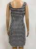 ALLY'S SLEEVELESS CHECKERED MINI DRESS