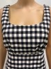ALLY'S SLEEVELESS CHECKERED MINI DRESS