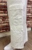 White Cargo Midi Skirt
