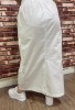 White Cargo Midi Skirt