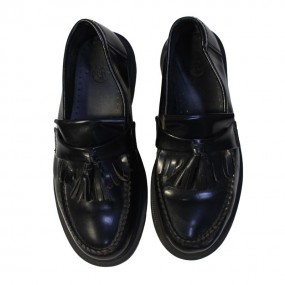 Dr. Martens Adrian Tassel Arcadia Rub Off Leather Loafers