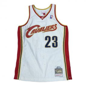LeBron James White Cleveland Cavaliers 2003/04