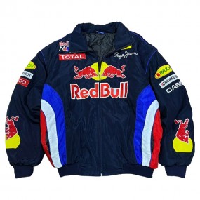Red Bull racing jacket with multi-embroidered