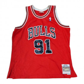 Dennis Rodman Red Chicago Bulls 1997/98
