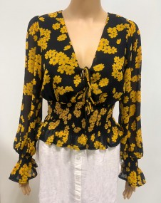FLORAL CROP TOP