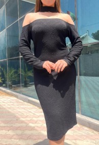 Miss Anne Black Dress