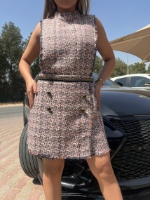 Zara Overall Mini Skirt