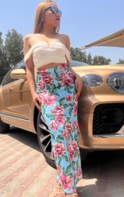 Floral Long Skirt