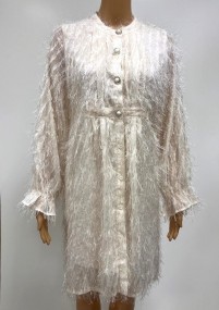 Women Happy Maman Tassel Dress