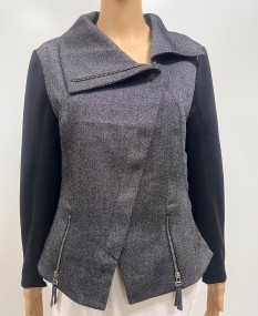 WOMENS COVERS ZIPPERED JACKET