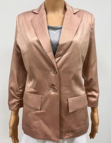 Elegant Satin Women's Blazer