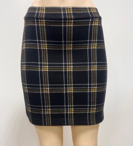 SPORTSGIRL CHECK TWEED MINI SKIRT
