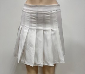 2 PIECES PLEATED MINI SKIRT