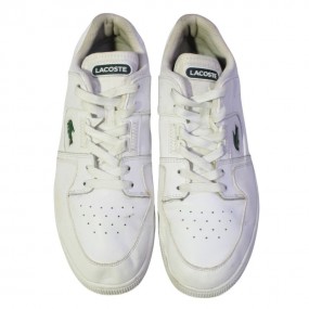 Lacoste Men's Court Cage Leather Trainers