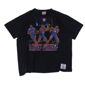 Vintage Nutmeg Detroit pistons triple threat rodman t shirt