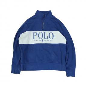 Polo Ralph Lauren Half Zip Sweater Big Logo