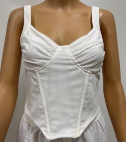 PRINCESS POLLY WHITE CROP TOP