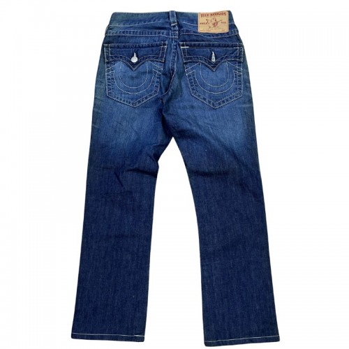 True Religion Ricky relaxed straight-leg blue denim jeans